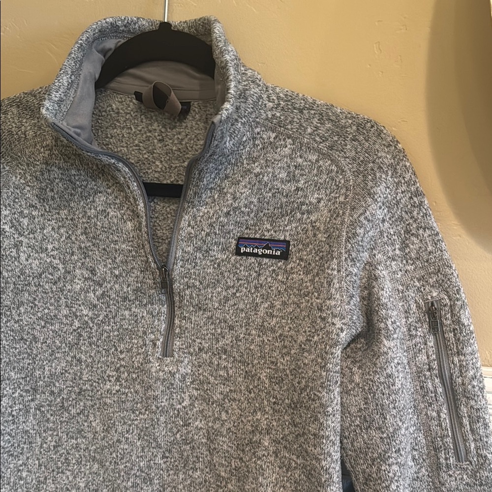 Patagonia Gray Quarter-Zip Pullover